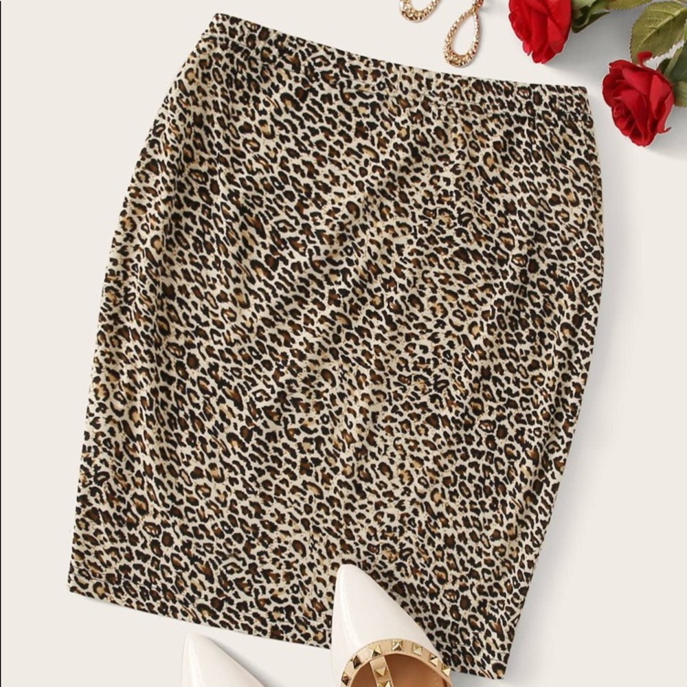 SheIn Cheetah Skirt